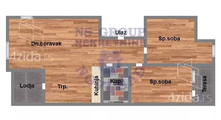 Trosoban stan | 4zida