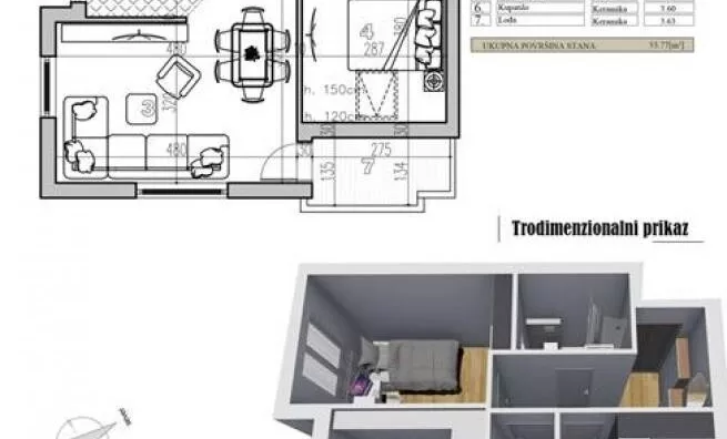 Trosoban stan | 4zida