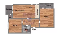 Trosoban stan | 4zida