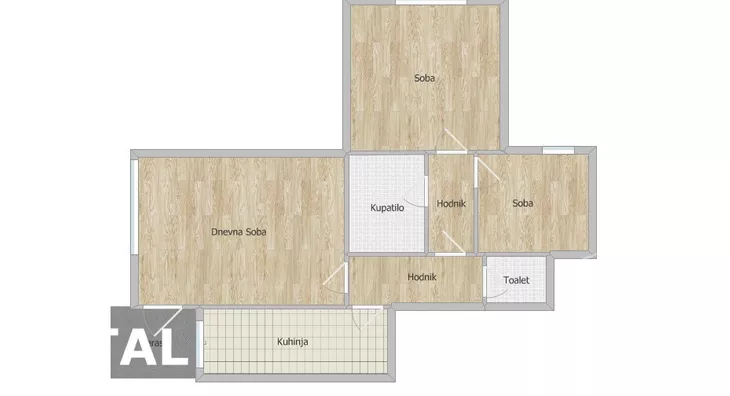 Dvoiposoban stan | 4zida