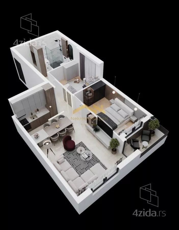 Trosoban stan | 4zida