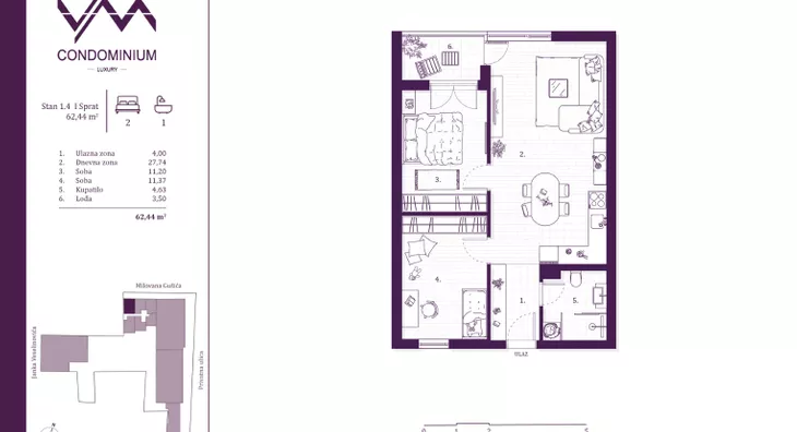 Trosoban stan | 4zida