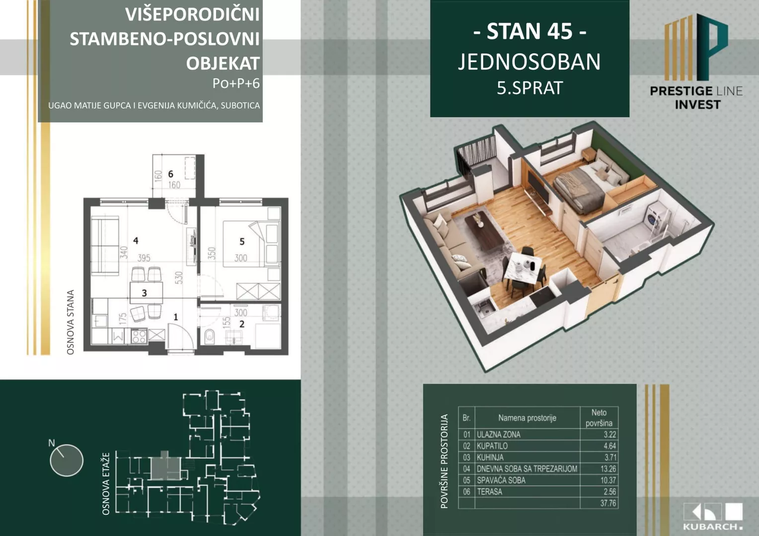 Jednosoban stan | 4zida