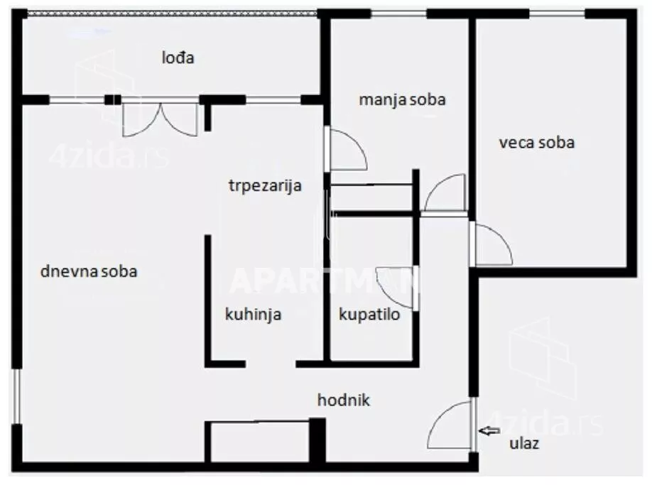 Dvoiposoban stan | 4zida