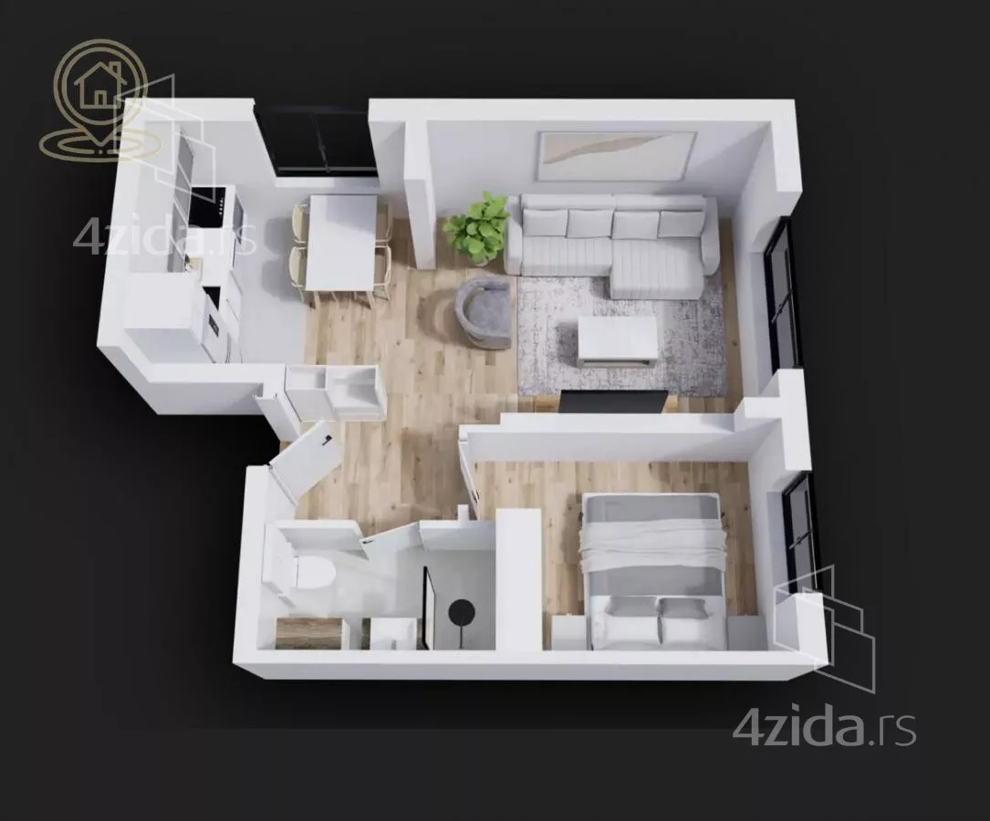 Dvosoban stan | 4zida