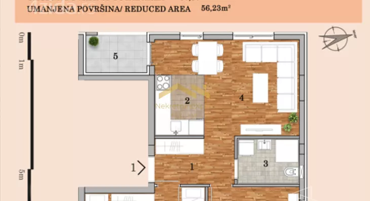 Trosoban stan | 4zida