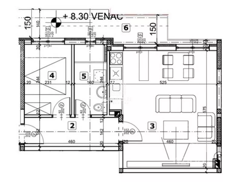 Jednoiposoban stan | 4zida