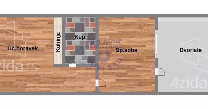 Jednoiposoban stan | 4zida