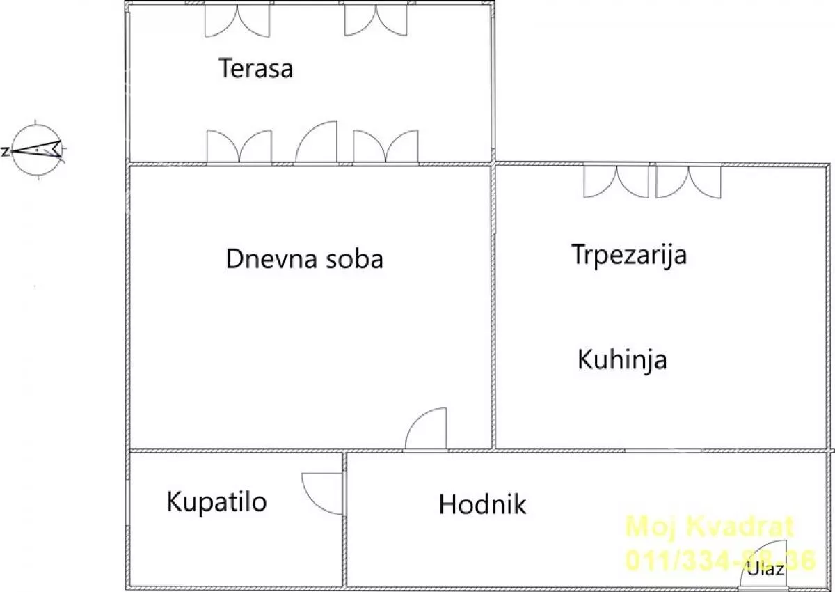 Jednosoban stan | 4zida