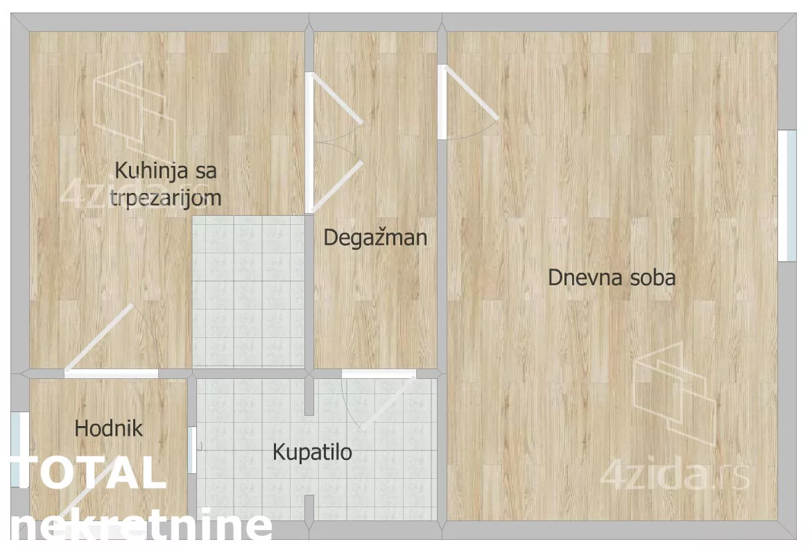 Jednoiposoban stan | 4zida