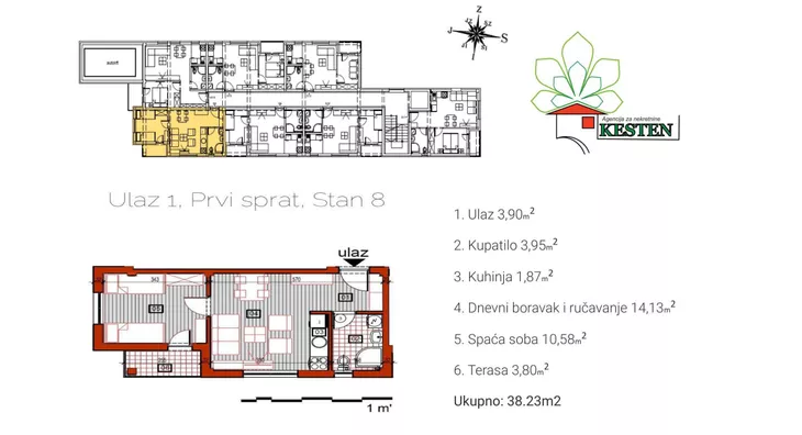 Jednosoban stan | 4zida