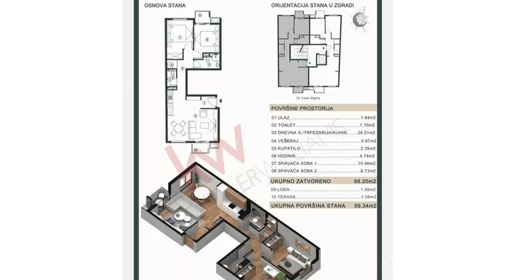 Dvoiposoban stan | 4zida