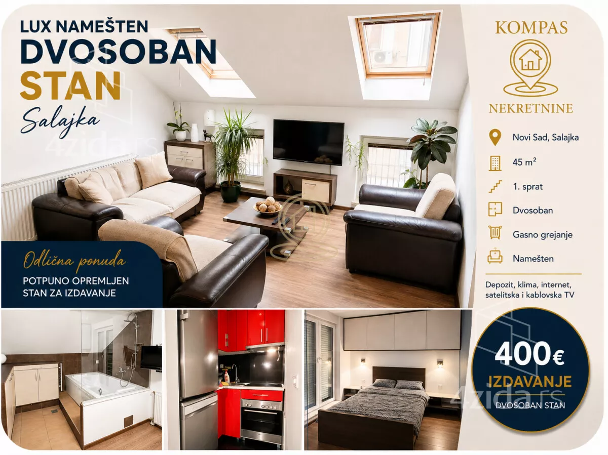 Dvosoban stan | 4zida
