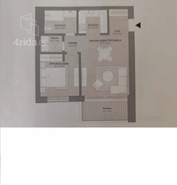 Dvosoban stan | 4zida