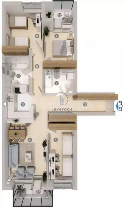 Квартира на продажу · 112 m² · Četvorosoban stan, Cara Dušana, Zemun opština, Beograd