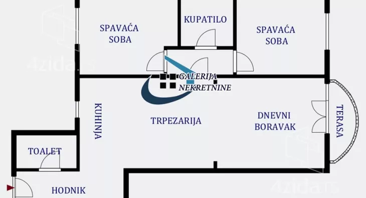 Trosoban stan | 4zida