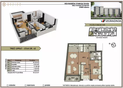 Arsenija Čarnojevića 28 | 4zida.rs