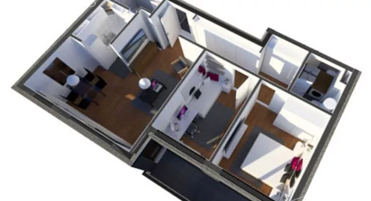 Trosoban stan | 4zida