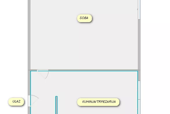 Jednosoban stan | 4zida