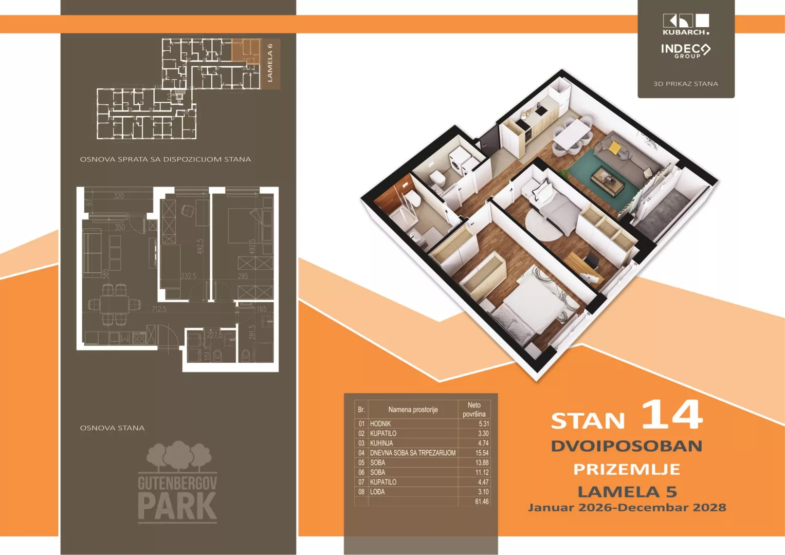 Dvoiposoban stan | 4zida