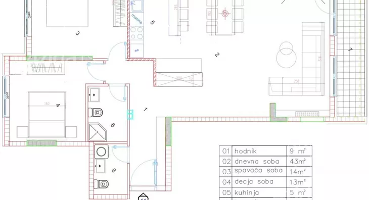 Trosoban stan | 4zida
