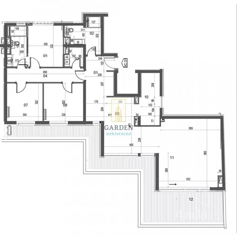 Četvoroiposoban stan | 4zida