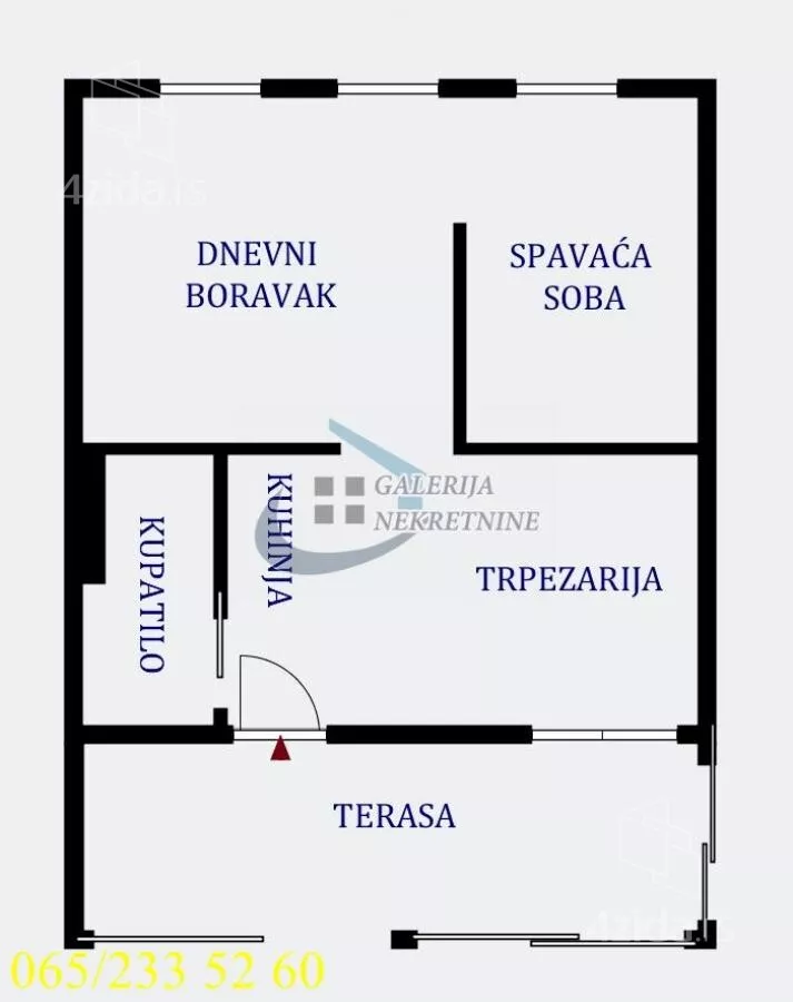 Jednoiposoban stan | 4zida