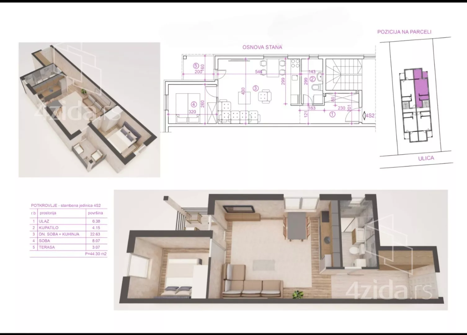 Dvosoban stan | 4zida