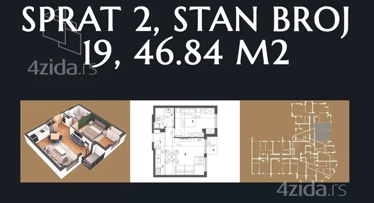 Dvosoban stan | 4zida