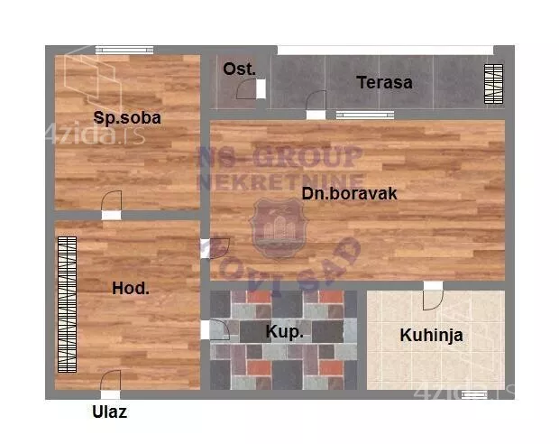 Jednoiposoban stan | 4zida