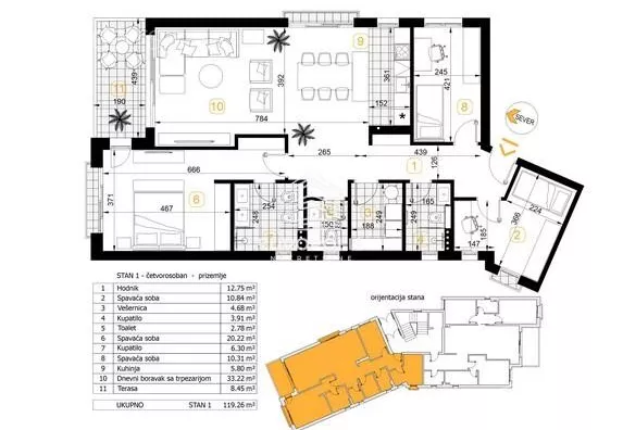 Četvorosoban stan | 4zida