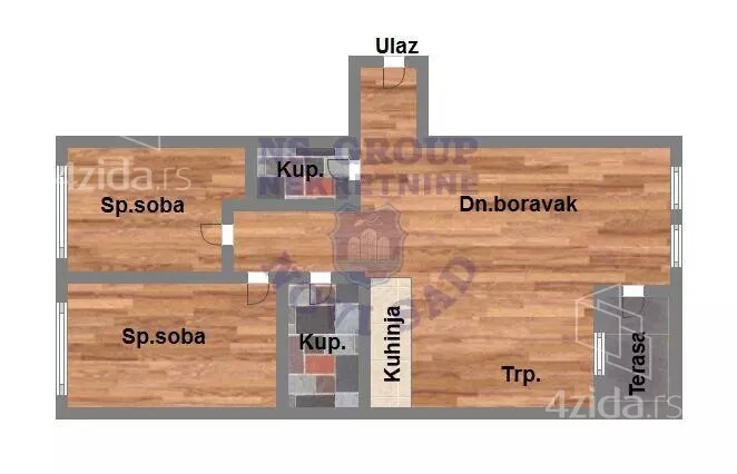 Trosoban stan | 4zida