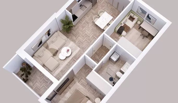 Dvoiposoban stan | 4zida