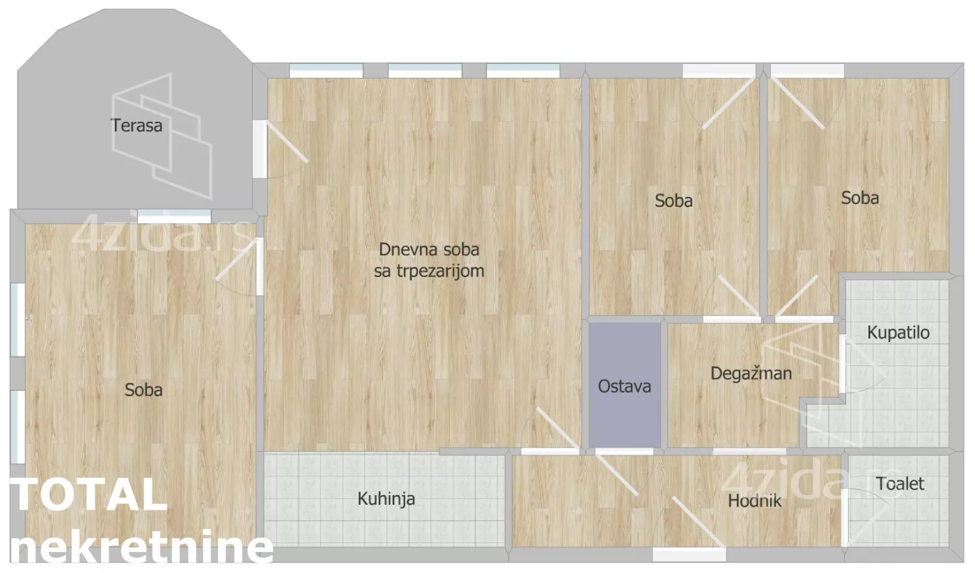 Troiposoban stan | 4zida