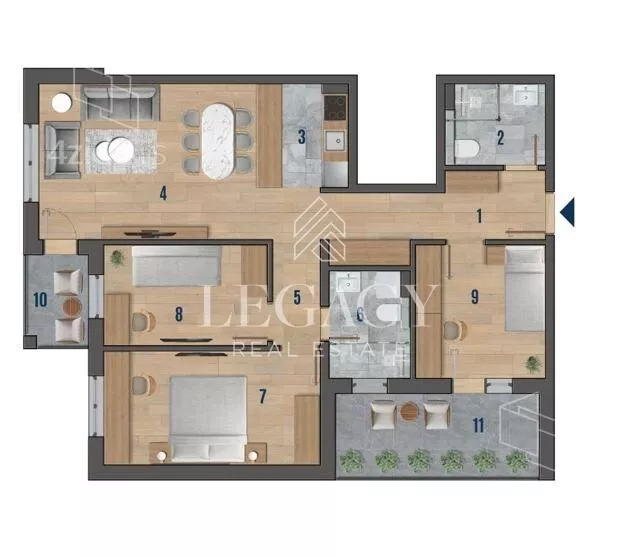 Troiposoban stan | 4zida
