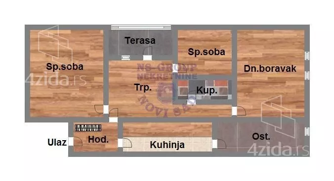 Trosoban stan | 4zida