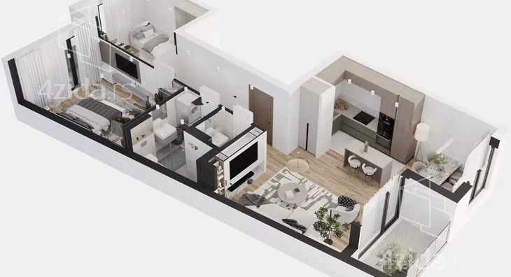 Trosoban stan | 4zida