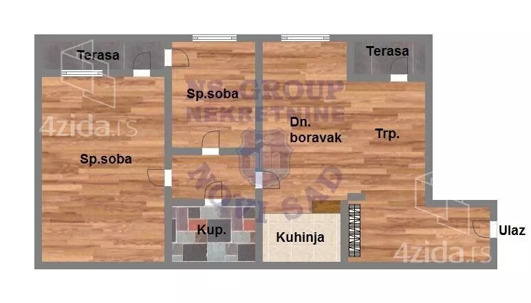 Trosoban stan | 4zida