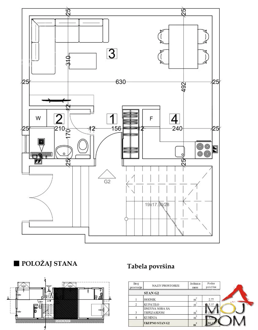 Garsonjera | 4zida