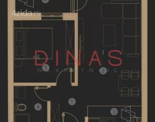Dvosoban stan | 4zida