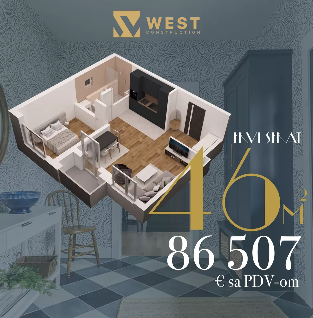 Jednoiposoban stan | 4zida