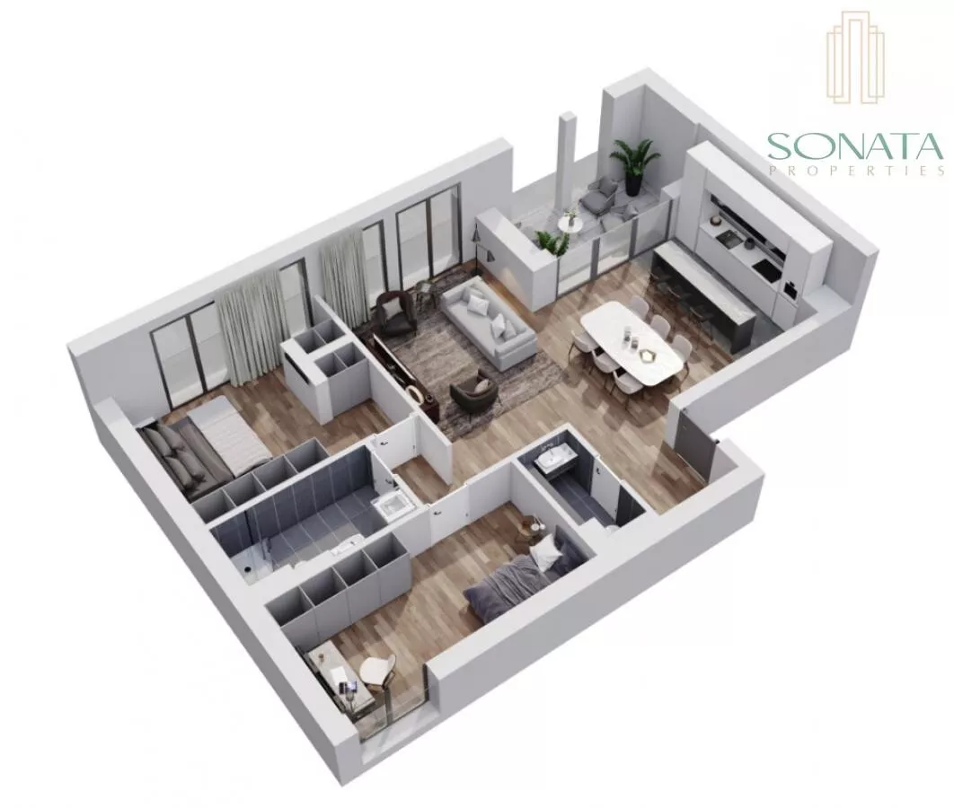 Trosoban stan | 4zida