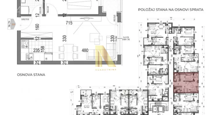 Jednoiposoban stan | 4zida