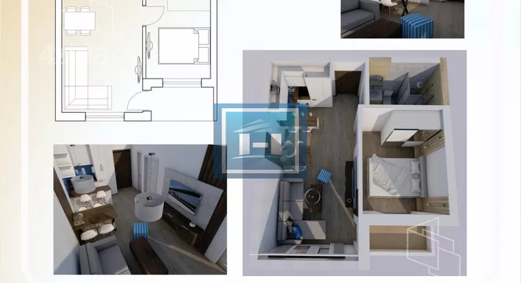 Jednosoban stan | 4zida