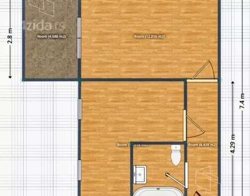 Dvosoban stan | 4zida