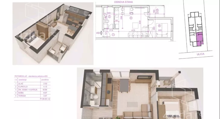 Dvosoban stan | 4zida