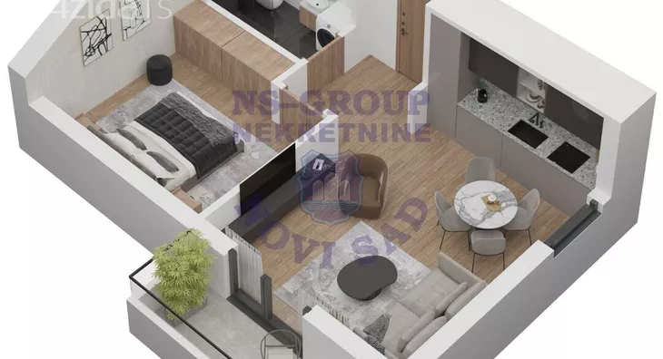 Dvosoban stan | 4zida