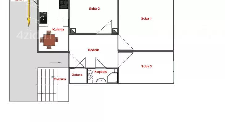 Dvoiposoban stan | 4zida