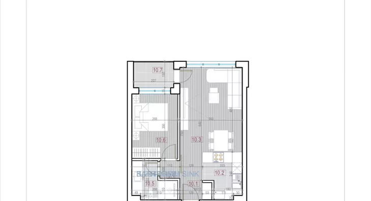 Jednoiposoban stan | 4zida