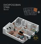 Dvoiposoban stan | 4zida